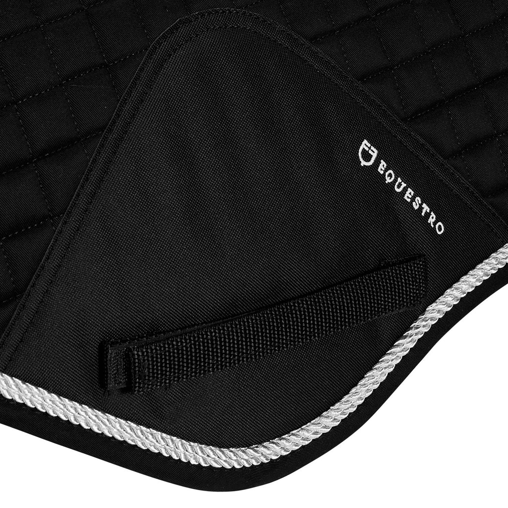 Shaped jumping saddle pad in cotton