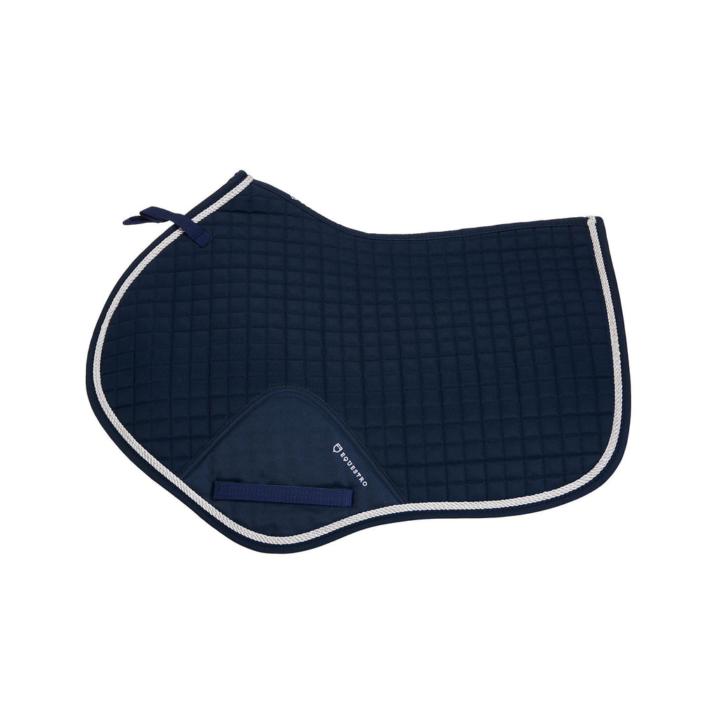 Shaped jumping saddle pad in cotton