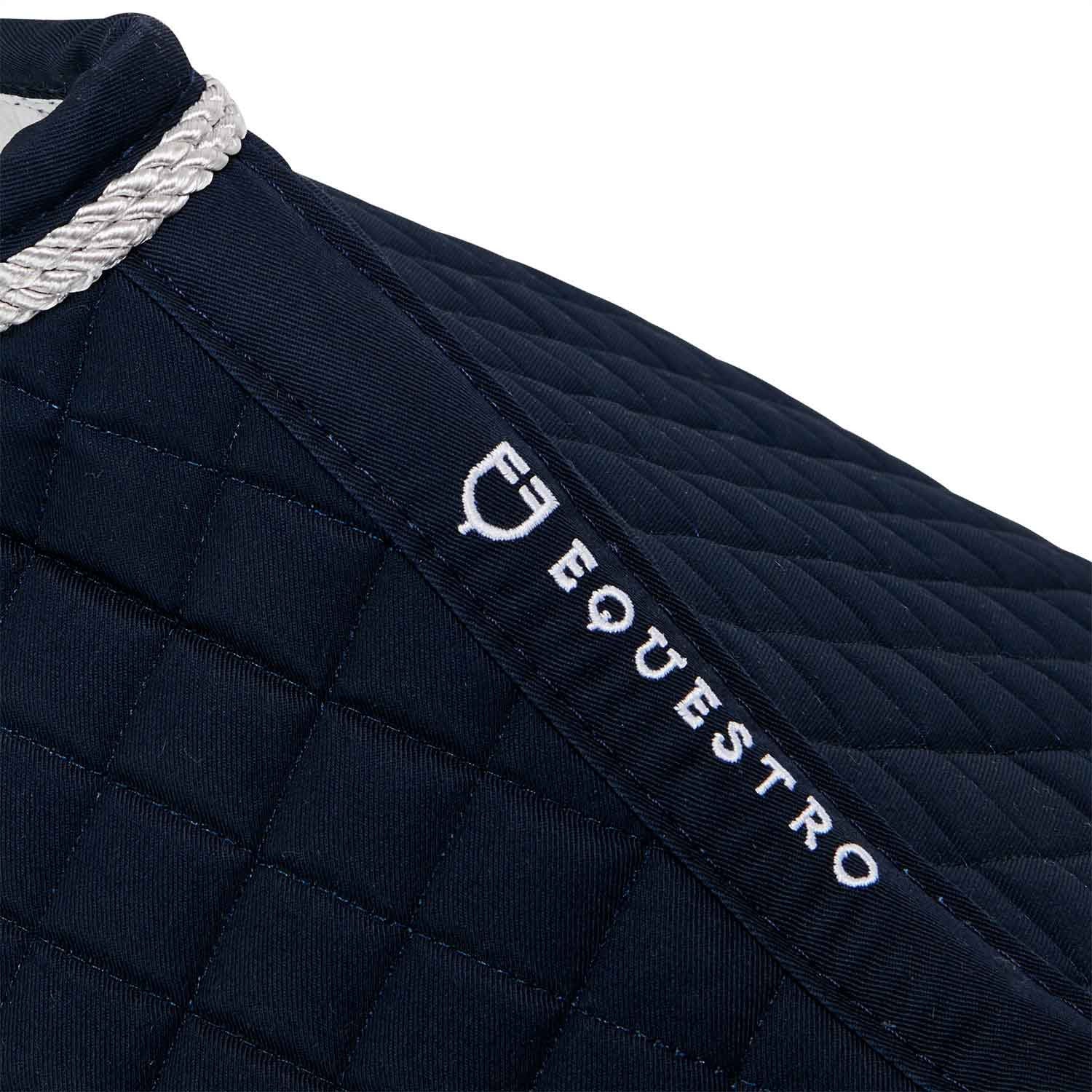Shaped jumping saddle pad in cotton