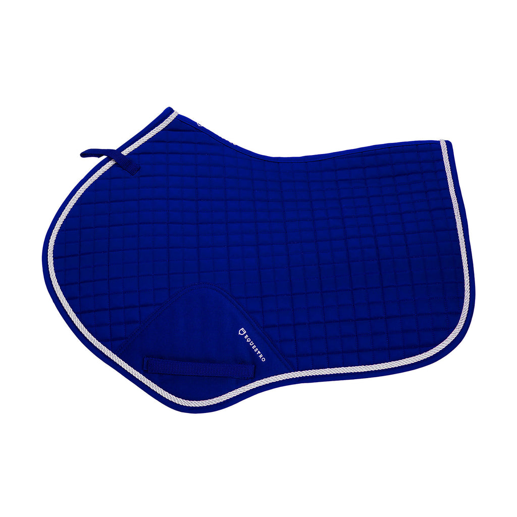 Shaped jumping saddle pad in cotton
