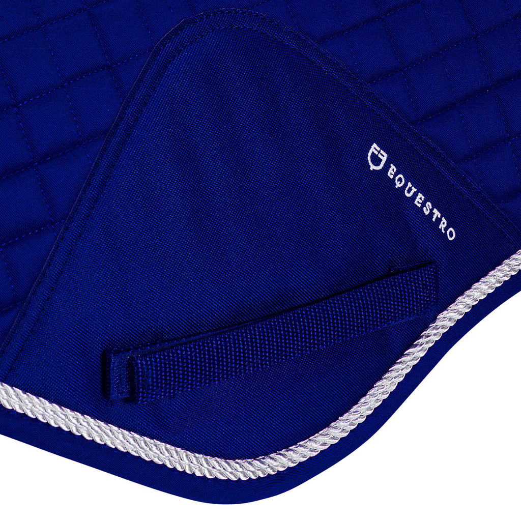 Shaped jumping saddle pad in cotton