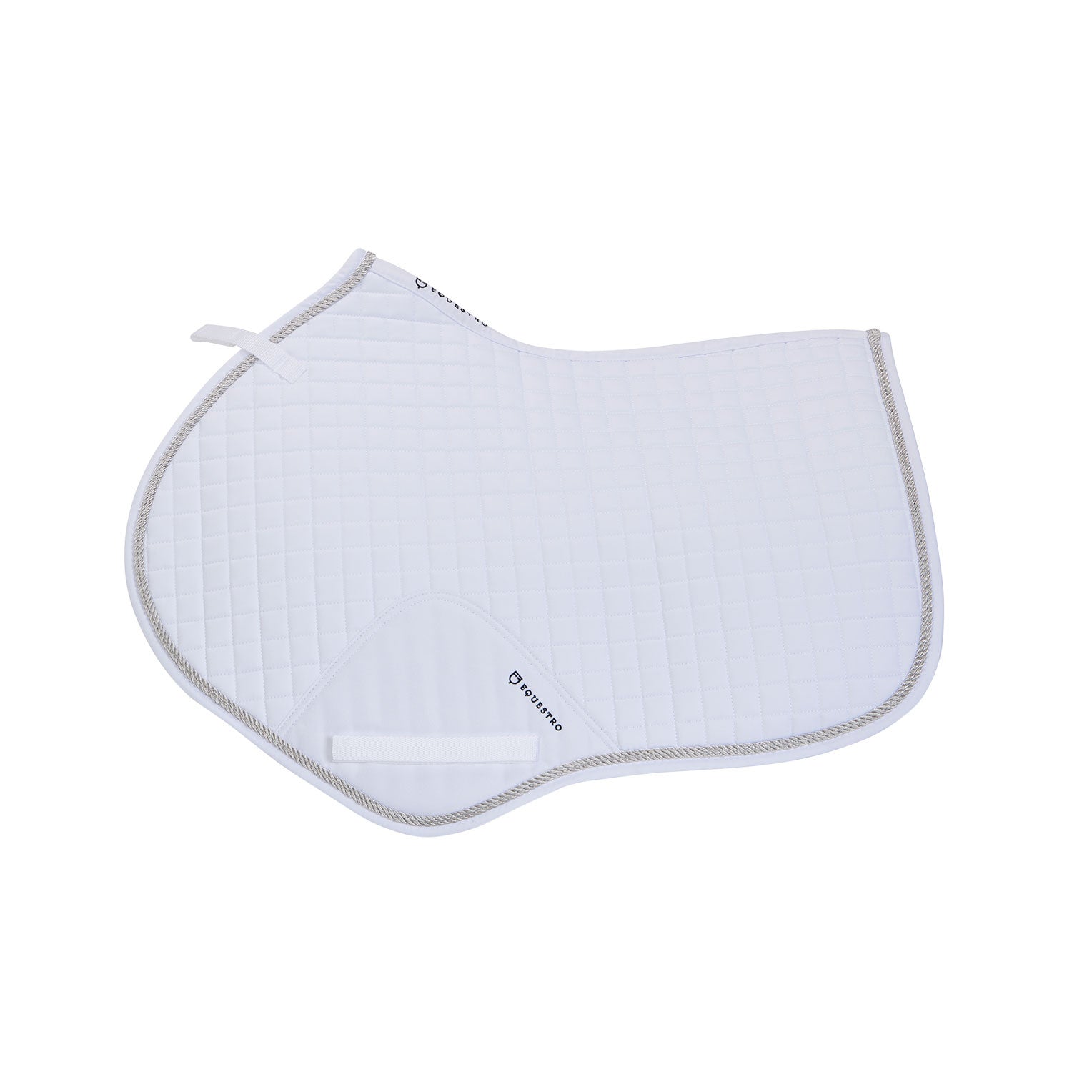 Shaped jumping saddle pad in cotton