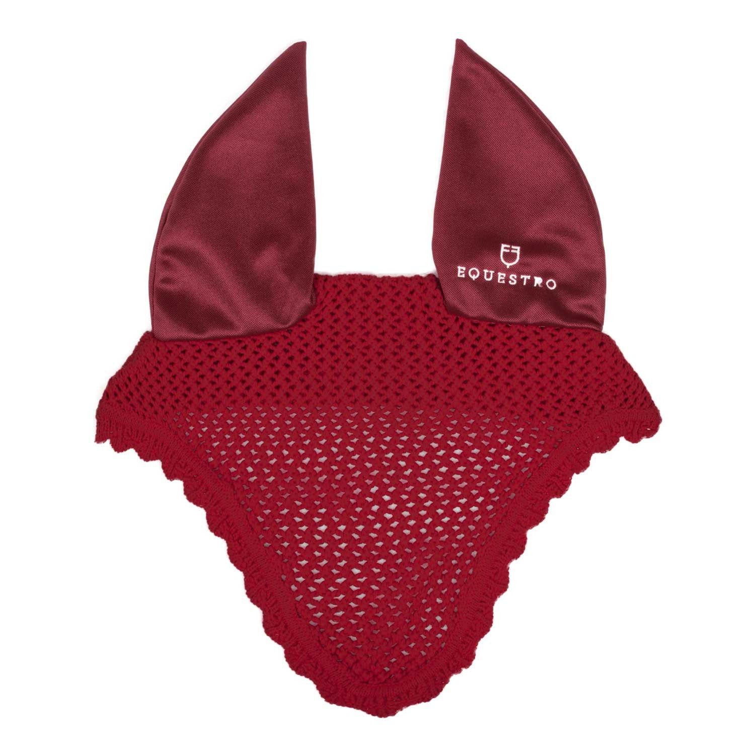 Equestro Knitted fly veil with elastic ears