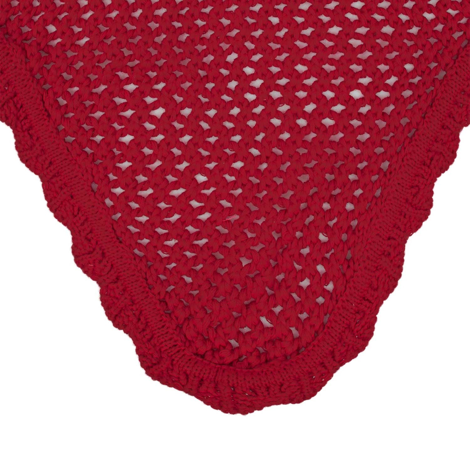 Knitted fly veil with elastic ears