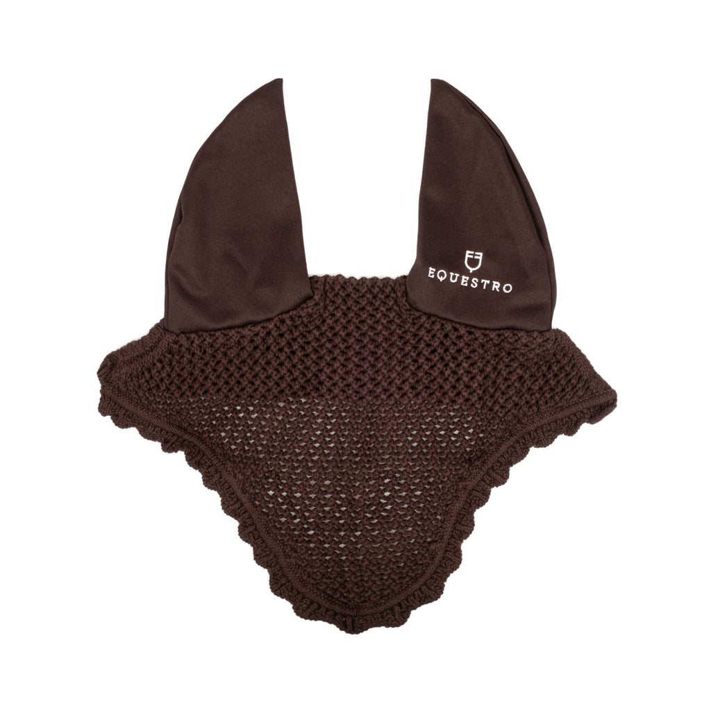 Equestro Knitted fly veil with elastic ears