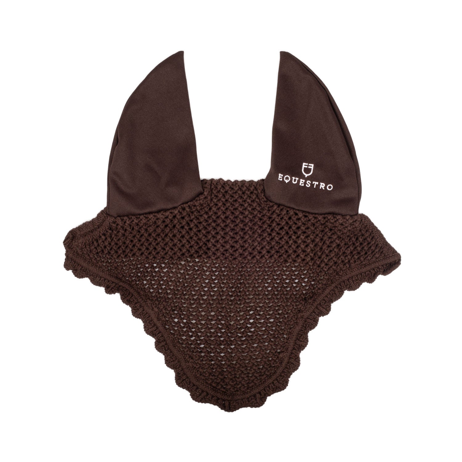 Equestro Knitted fly veil with elastic ears