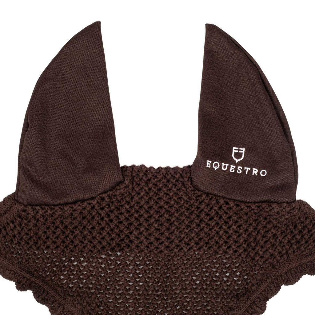 Knitted fly veil with elastic ears
