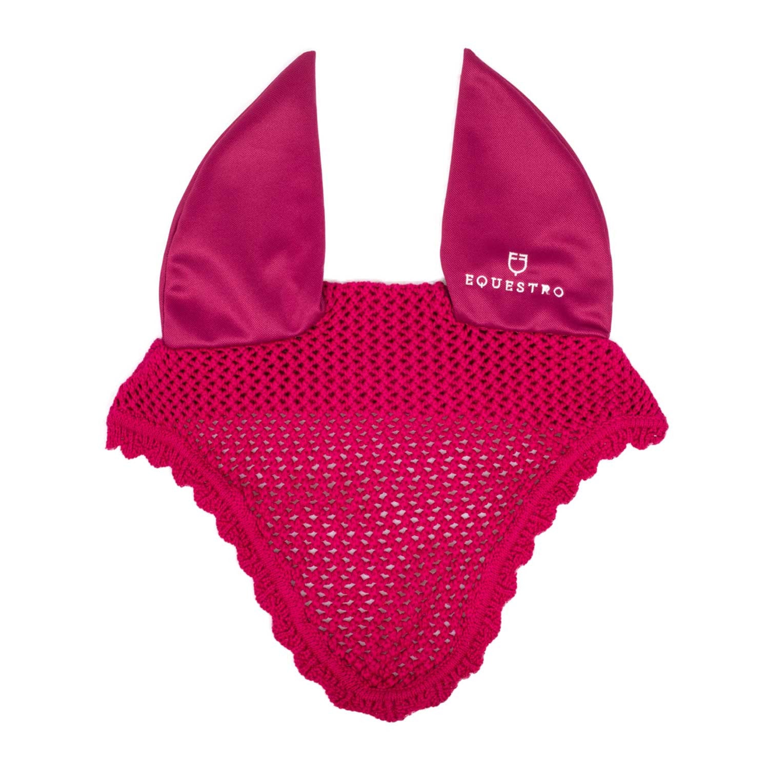Equestro Knitted fly veil with elastic ears