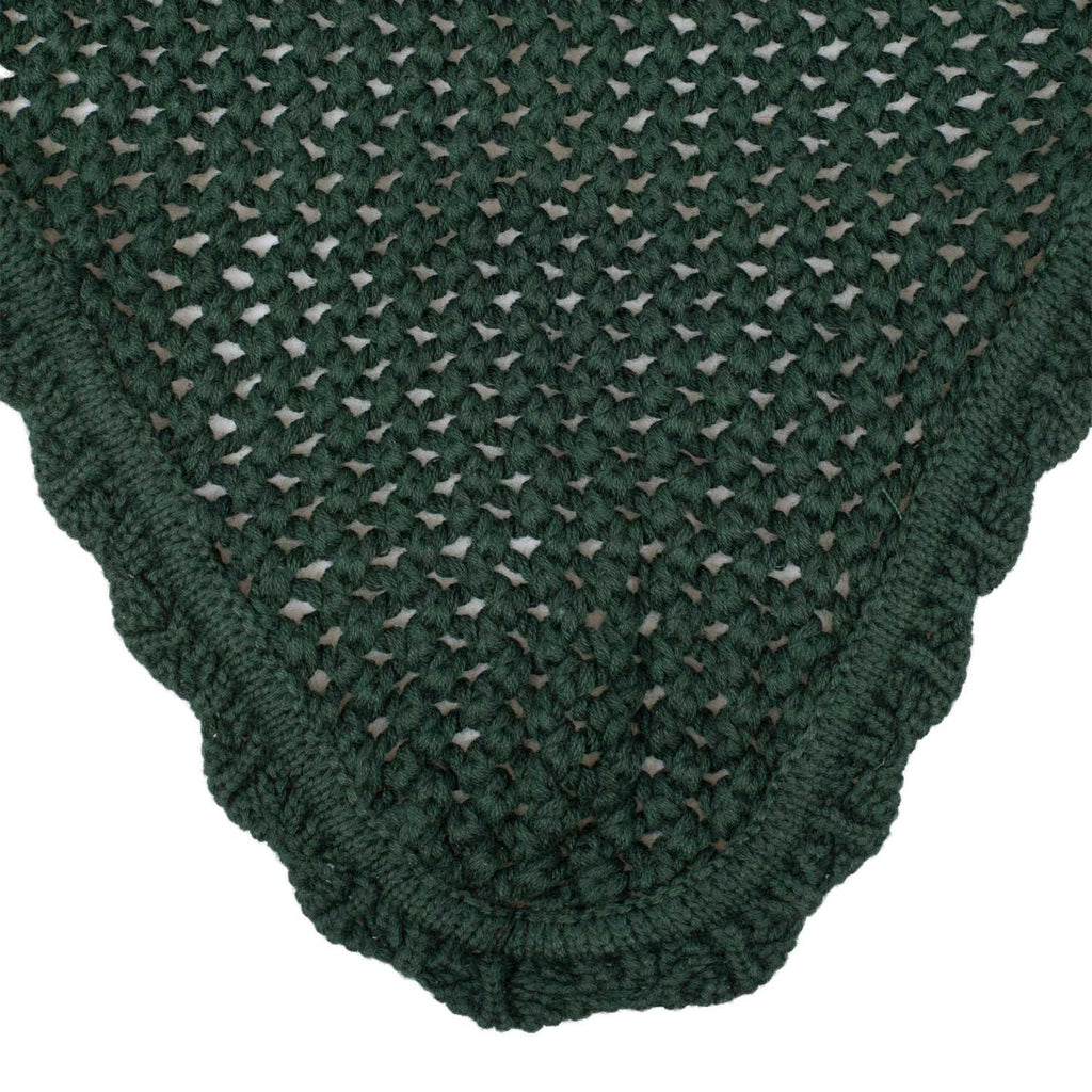 Knitted fly veil with elastic ears