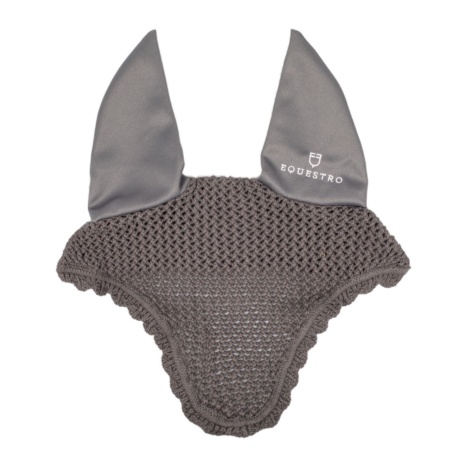 Equestro Knitted fly veil with elastic ears