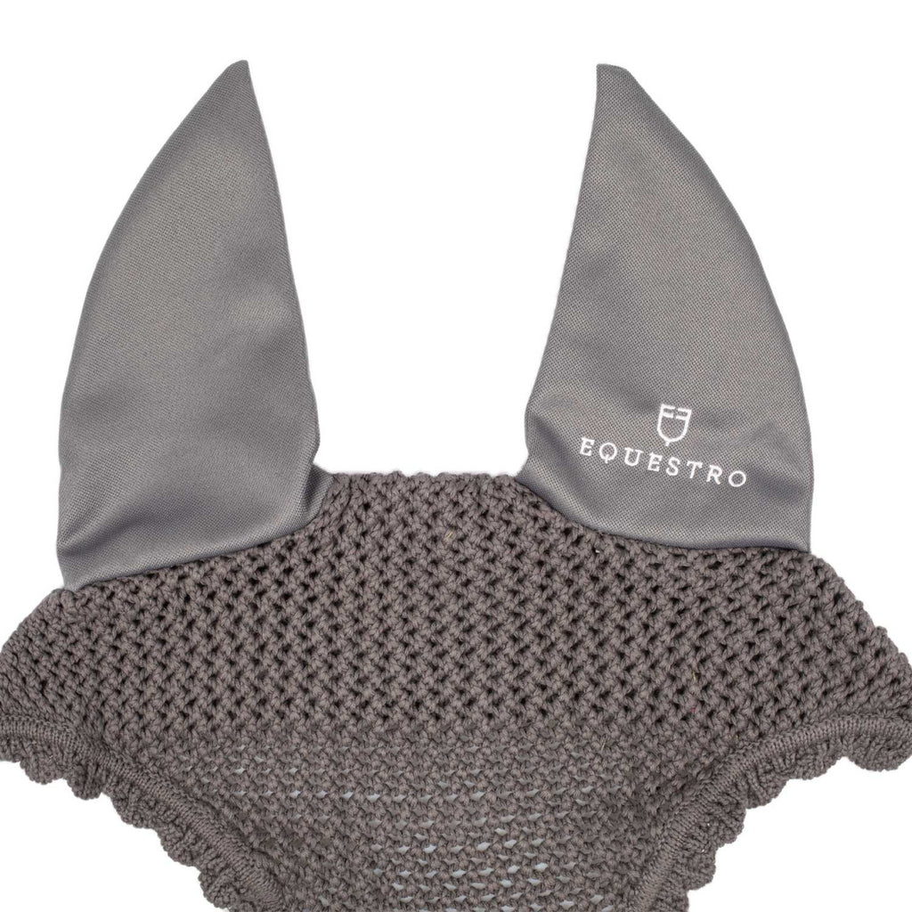 Knitted fly veil with elastic ears