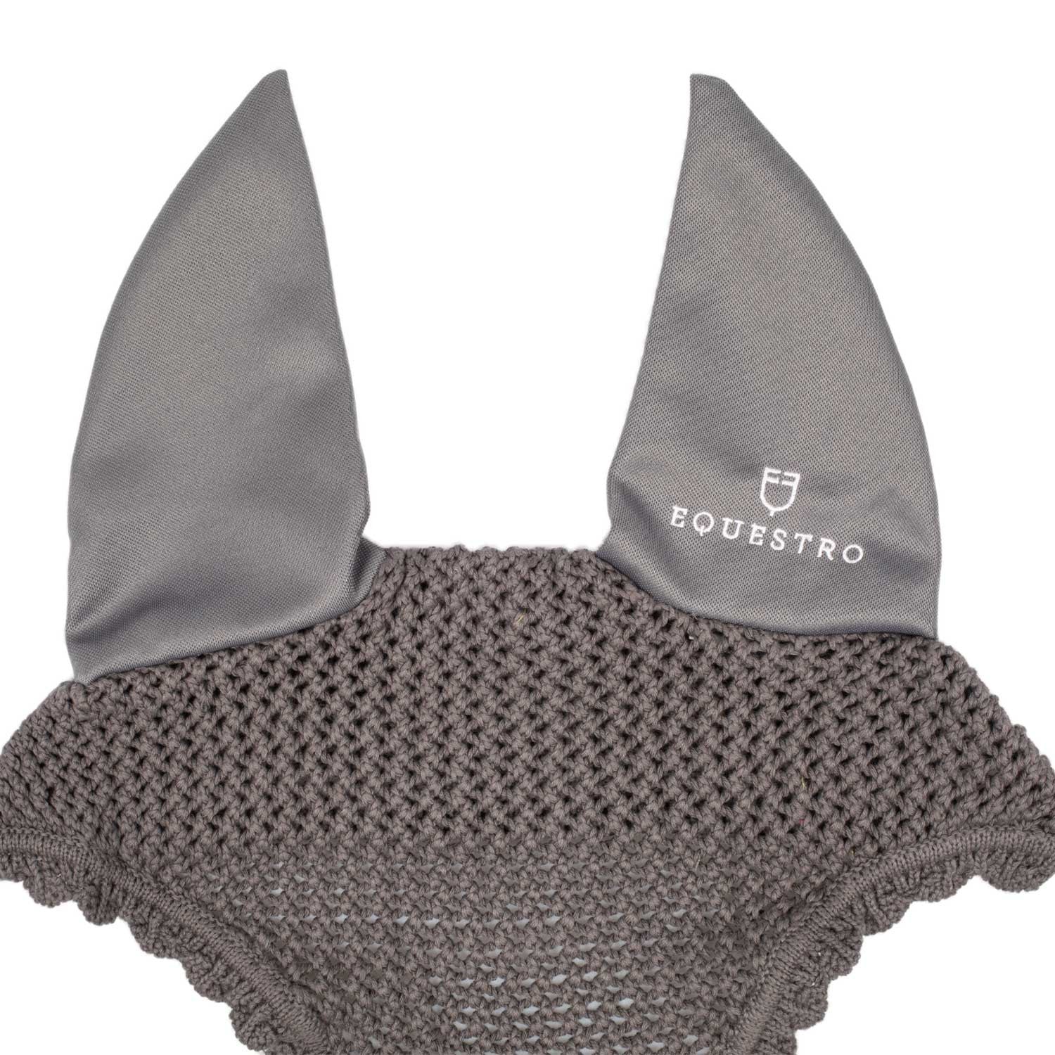 Knitted fly veil with elastic ears