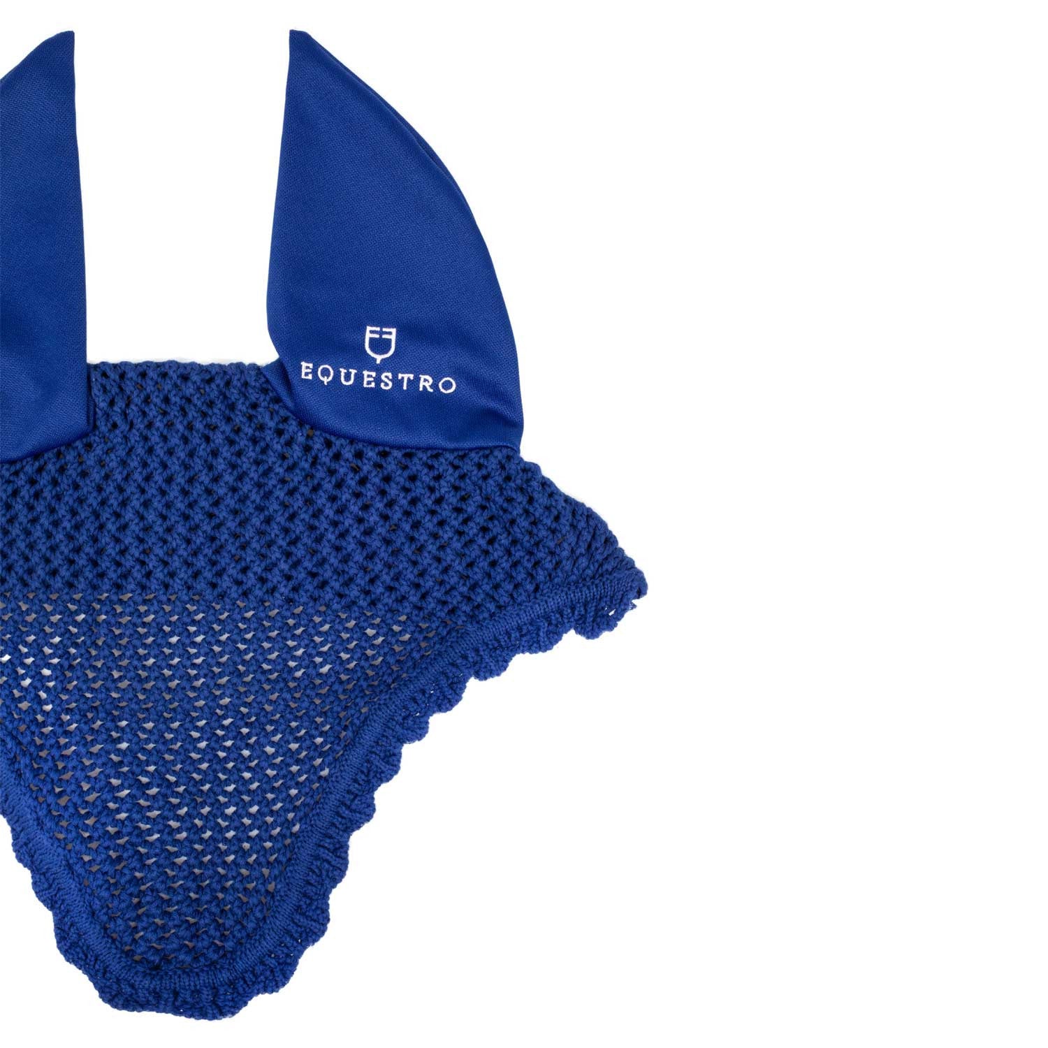 Knitted fly veil with elastic ears