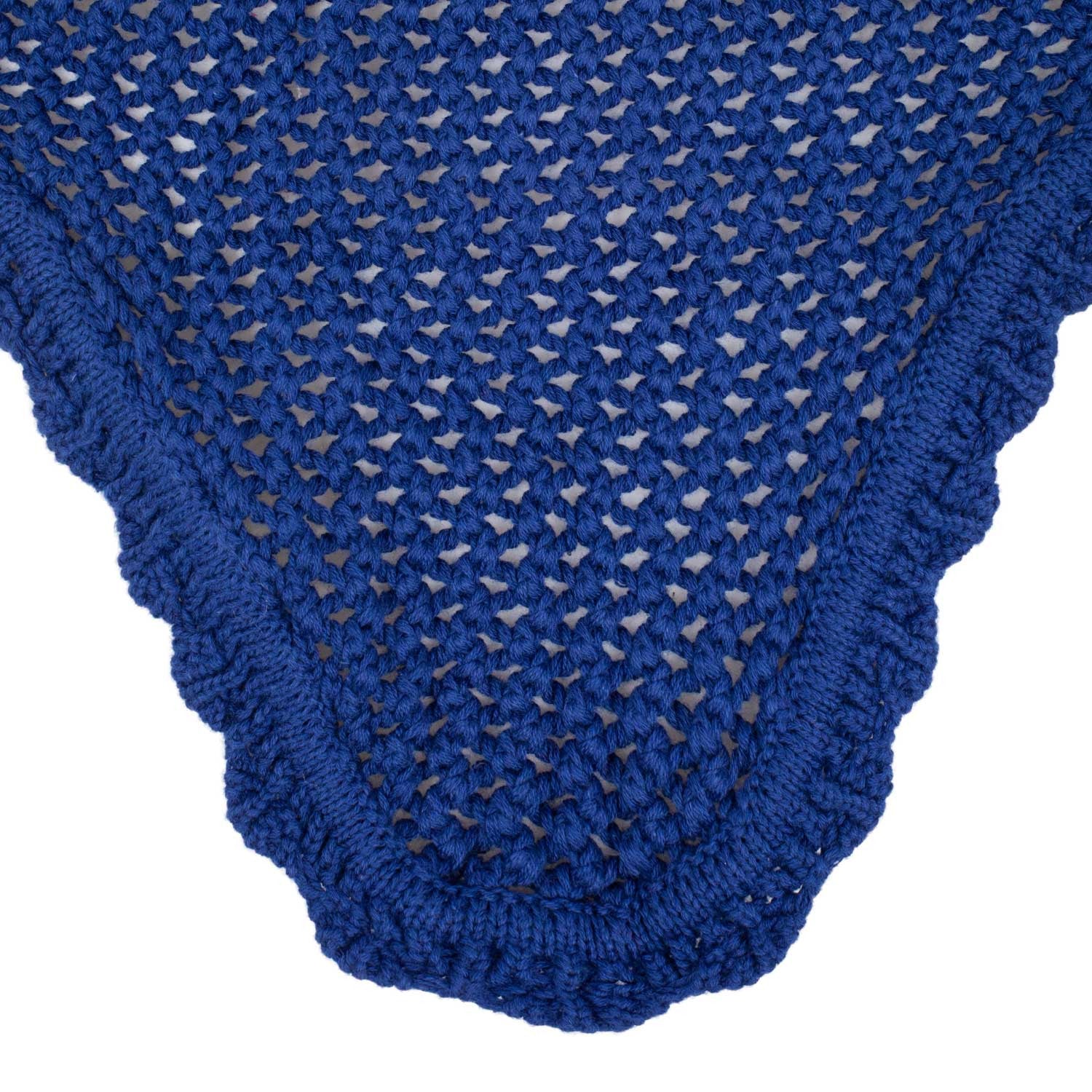 Knitted fly veil with elastic ears
