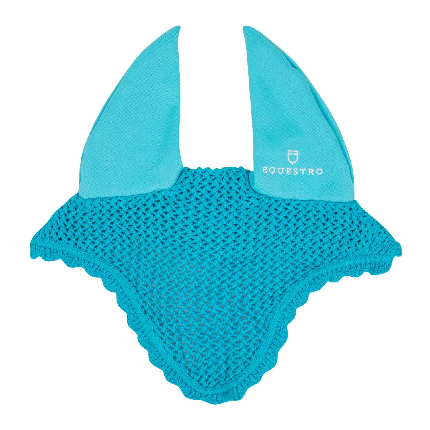 Equestro Knitted fly veil with elastic ears