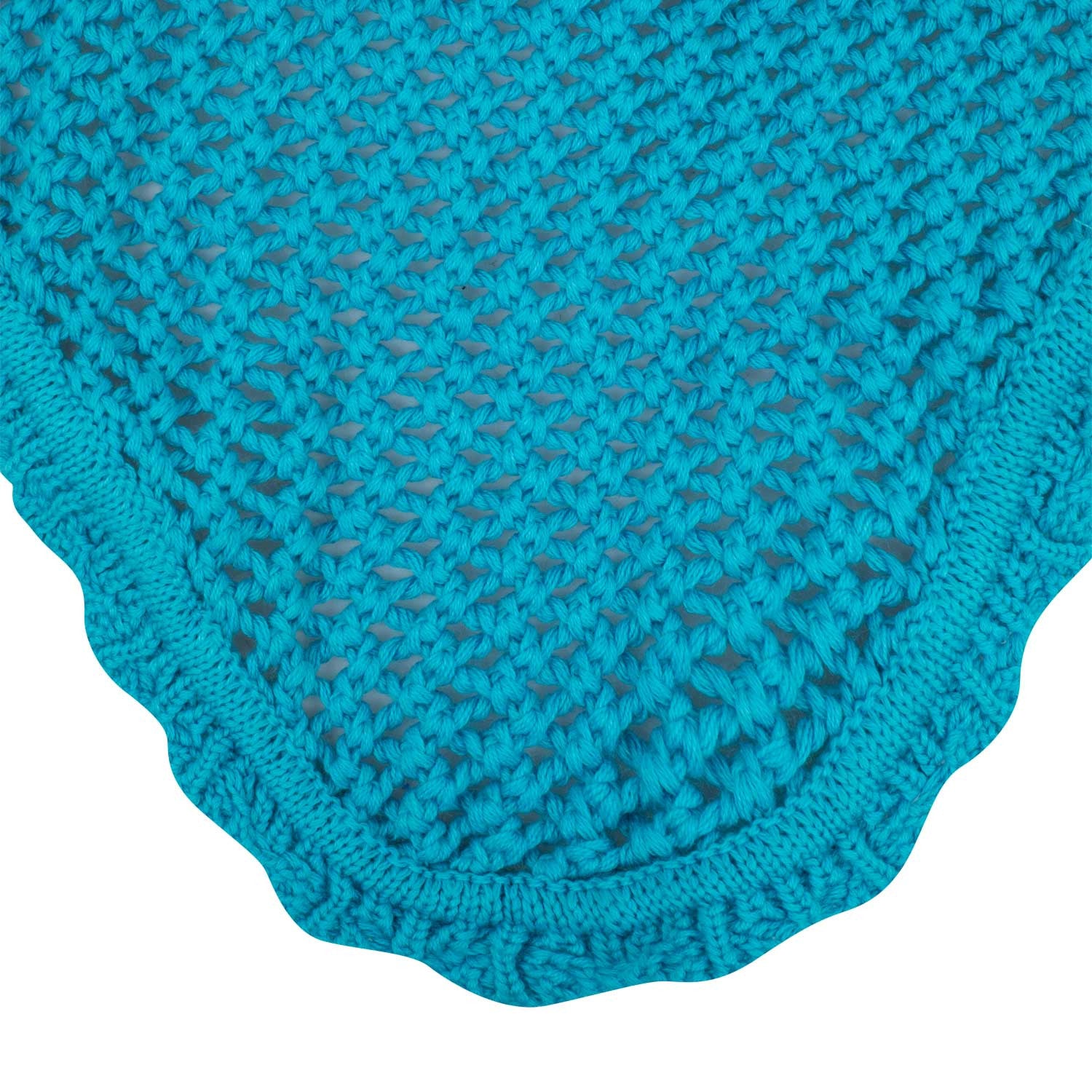 Knitted fly veil with elastic ears