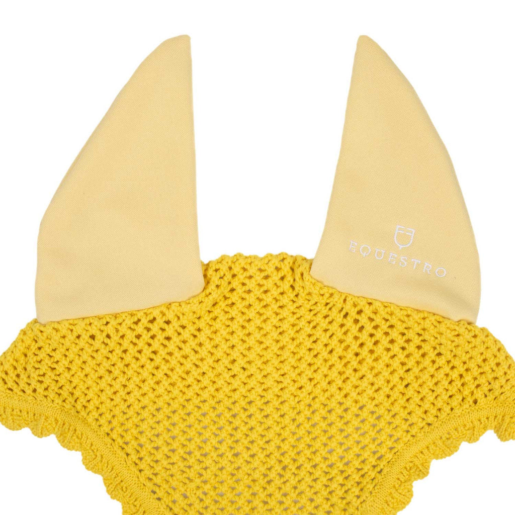 Knitted fly veil with elastic ears