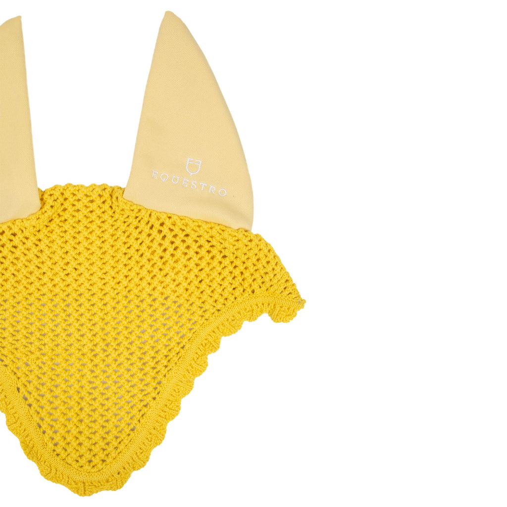 Knitted fly veil with elastic ears