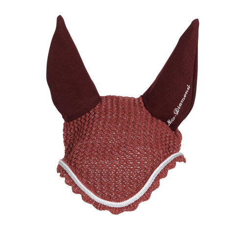 Equestro Cotton fly veil with cordura fabric and glitter