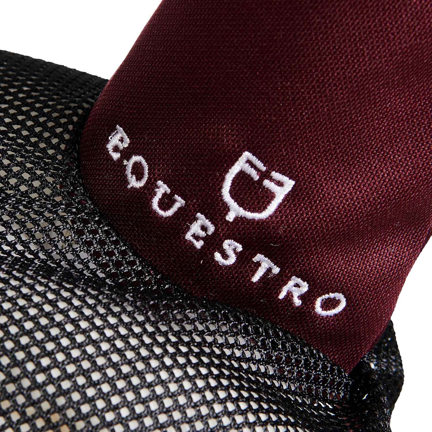Cotton fly veil and perforated mesh fabric
