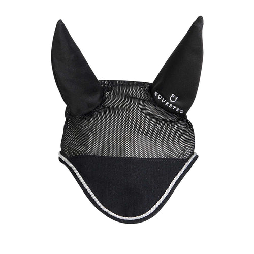 Equestro Cotton fly veil and perforated mesh fabric