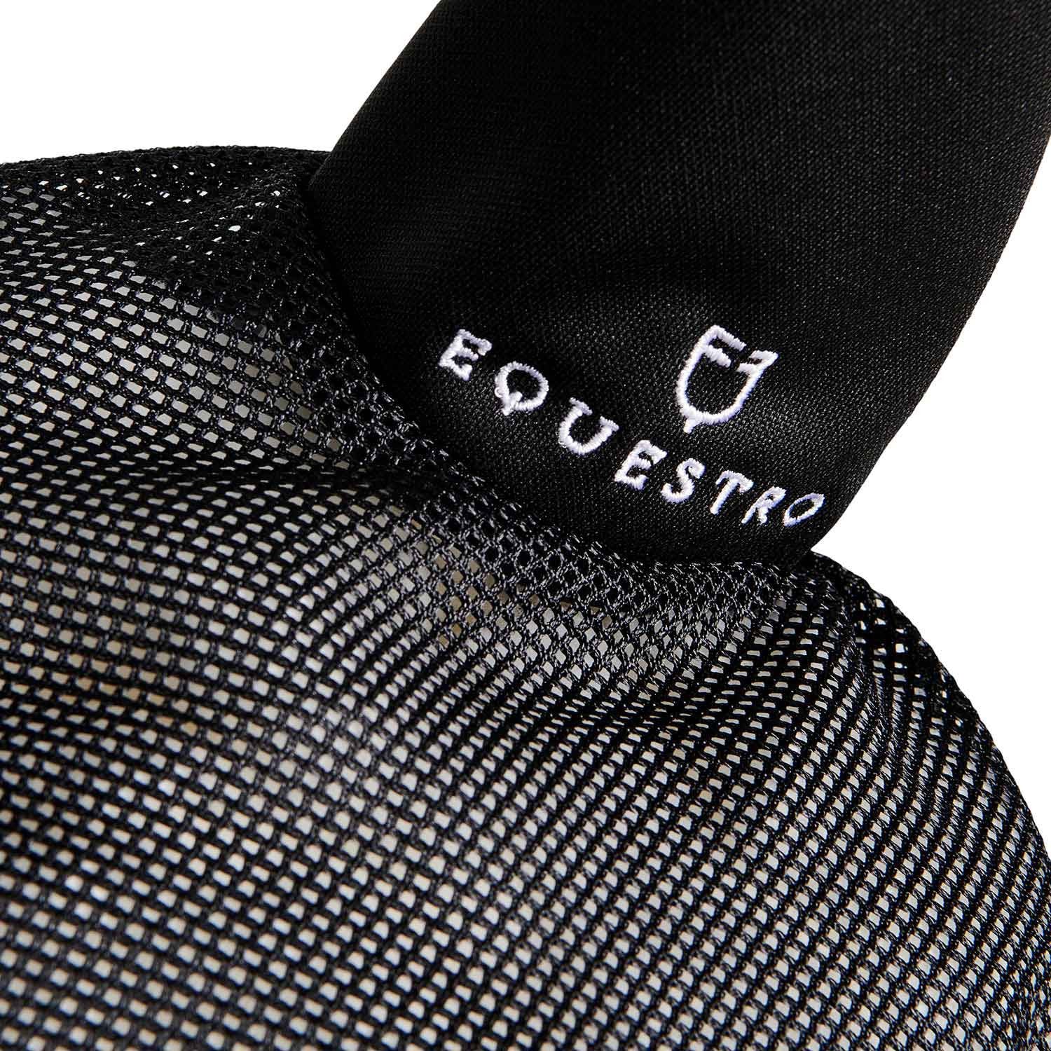 Cotton fly veil and perforated mesh fabric