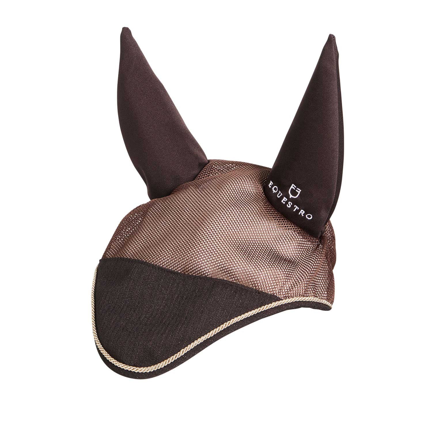 Equestro Cotton fly veil and perforated mesh fabric
