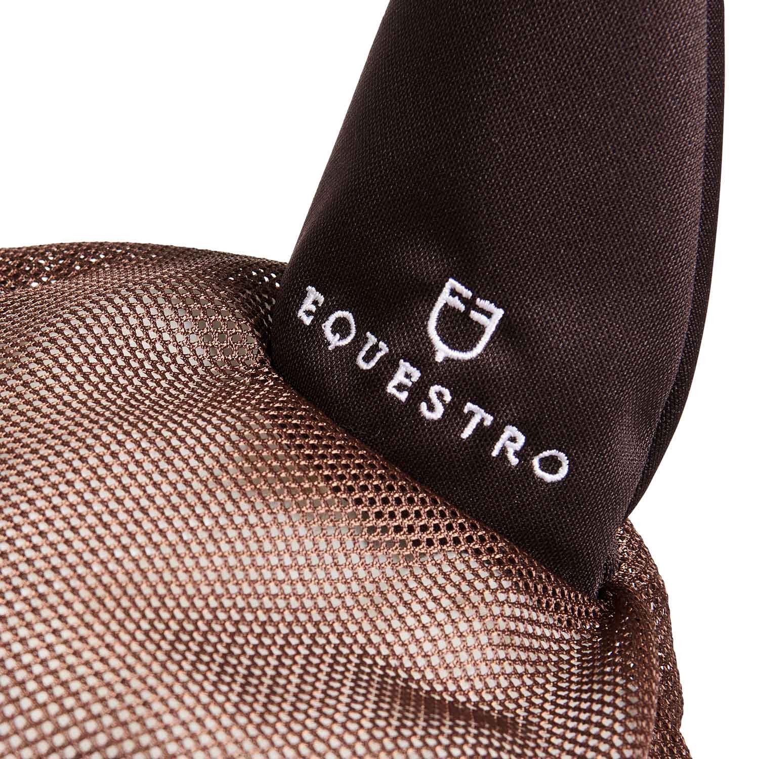 Cotton fly veil and perforated mesh fabric
