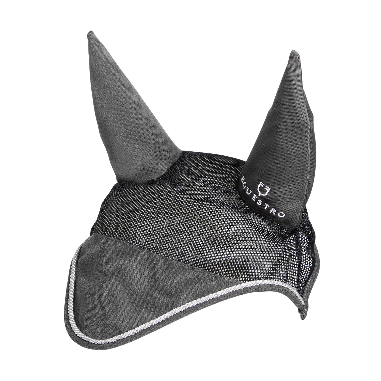 Equestro Cotton fly veil and perforated mesh fabric
