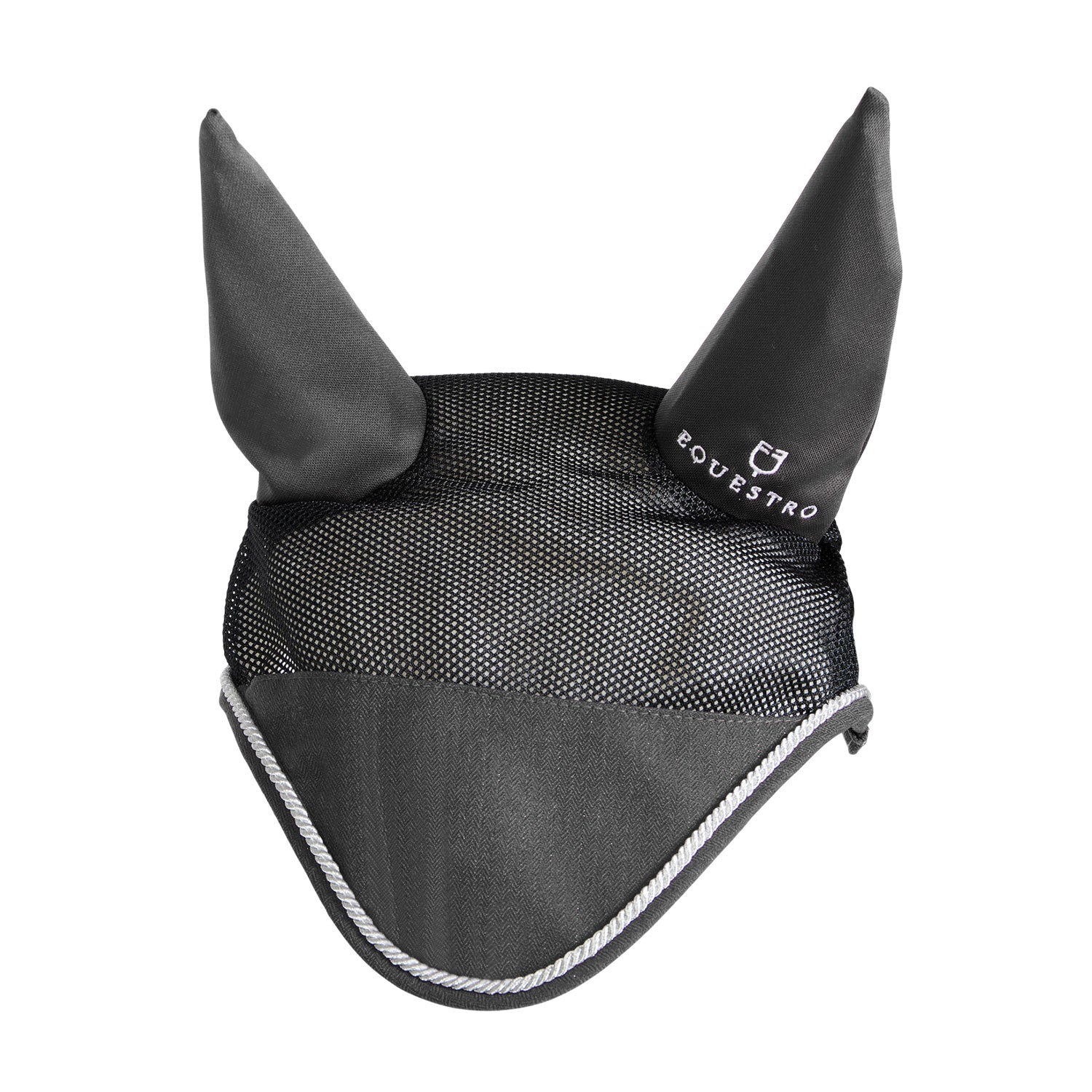 Cotton fly veil and perforated mesh fabric