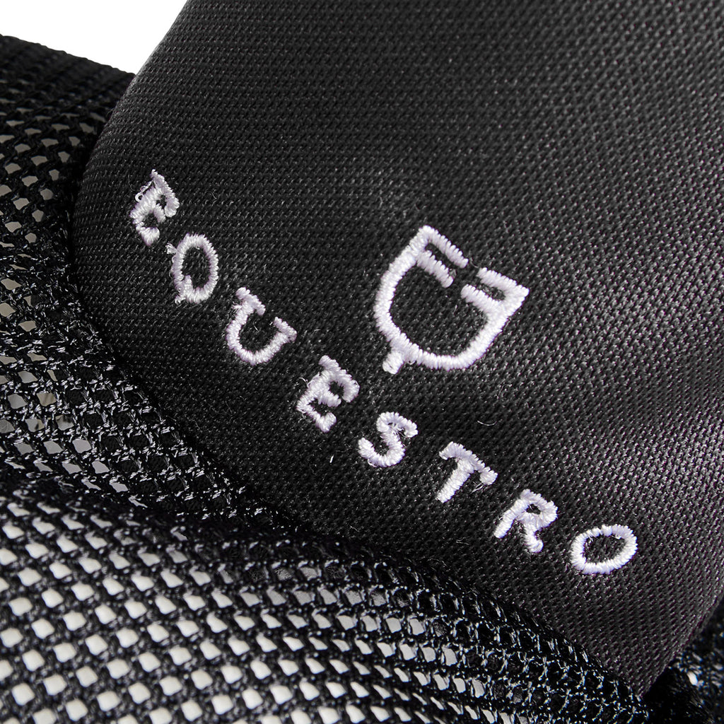 Cotton fly veil and perforated mesh fabric