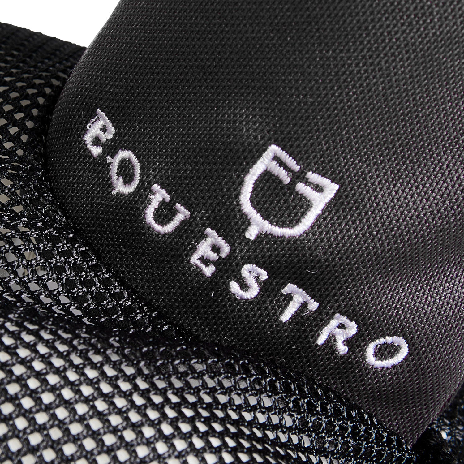 Cotton fly veil and perforated mesh fabric
