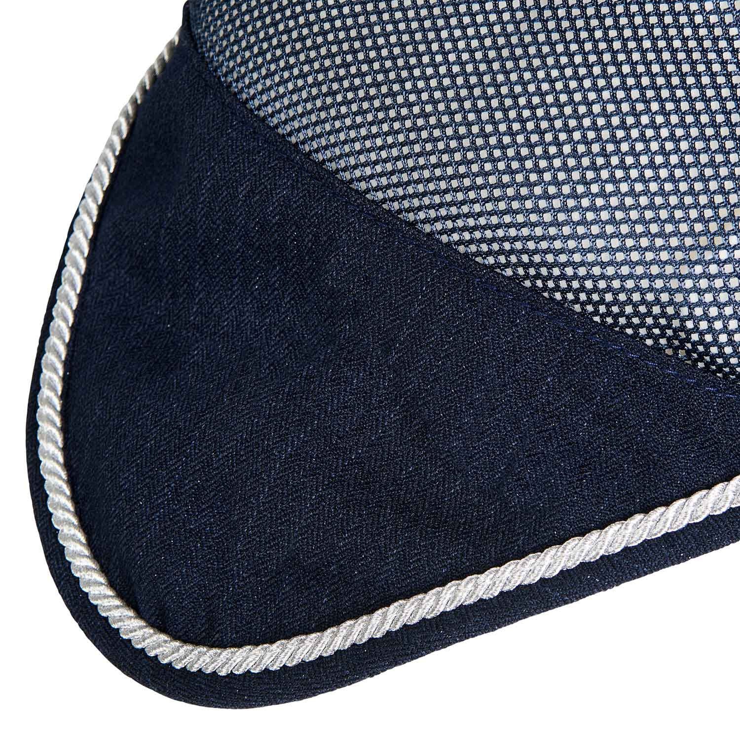 Cotton fly veil and perforated mesh fabric