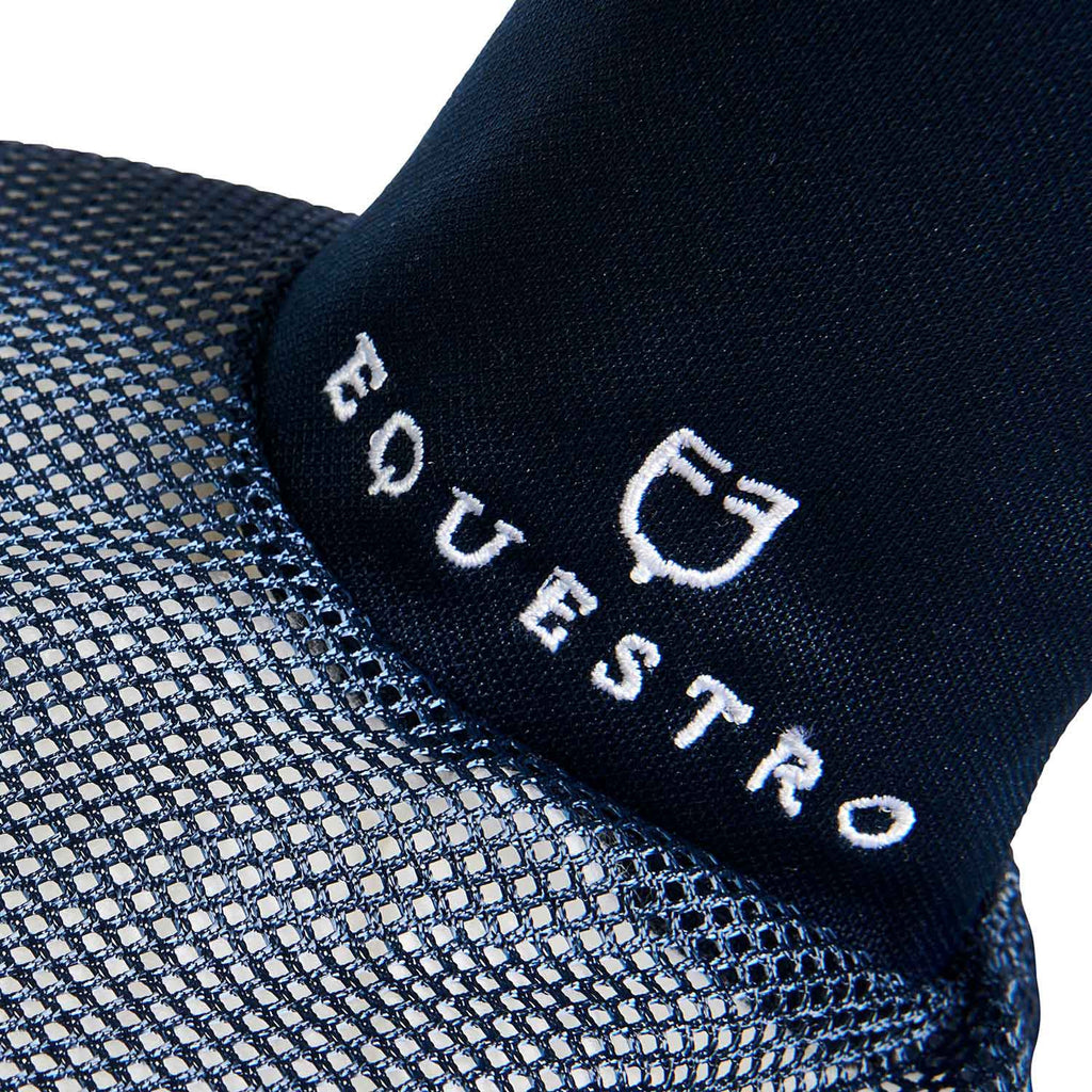 Cotton fly veil and perforated mesh fabric