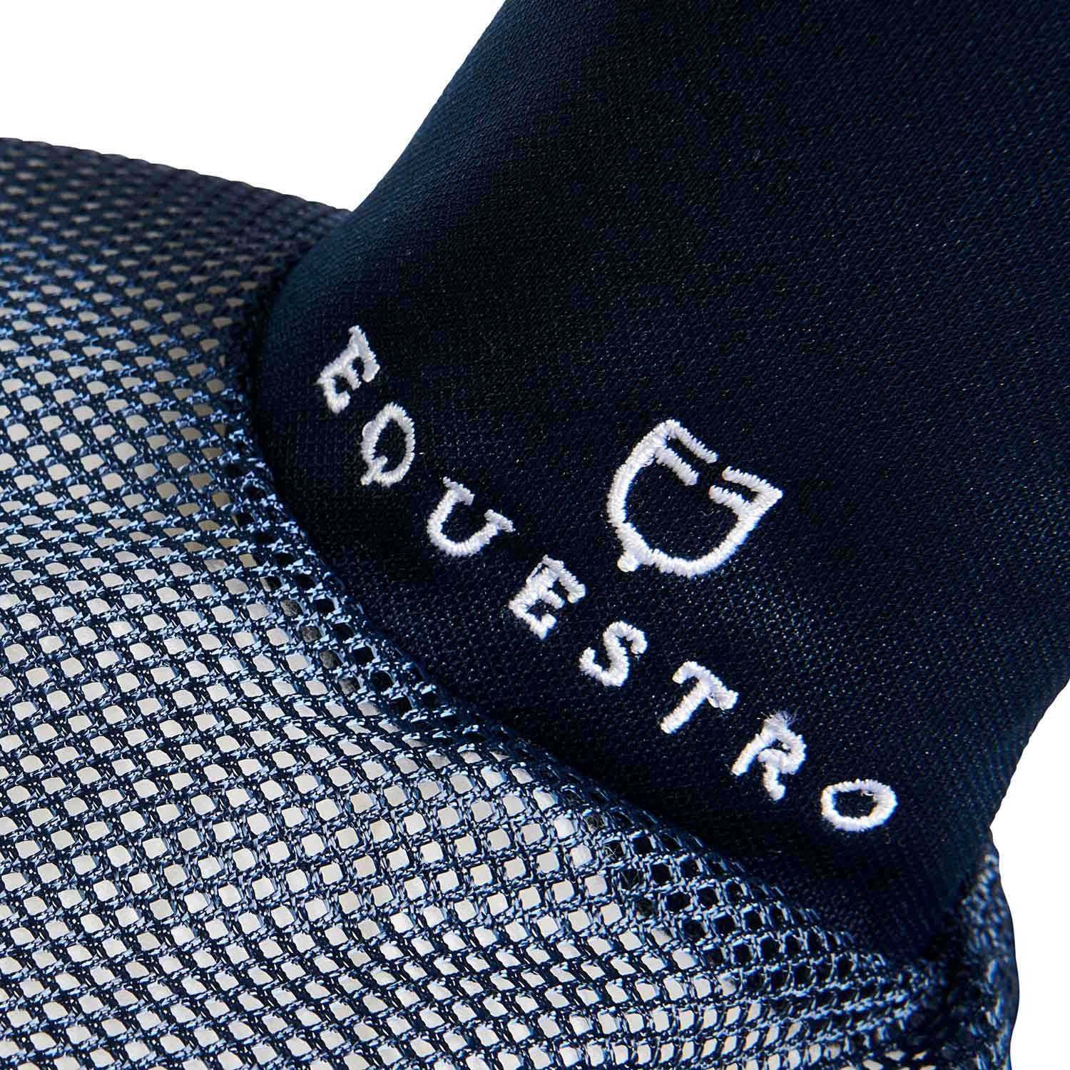 Cotton fly veil and perforated mesh fabric