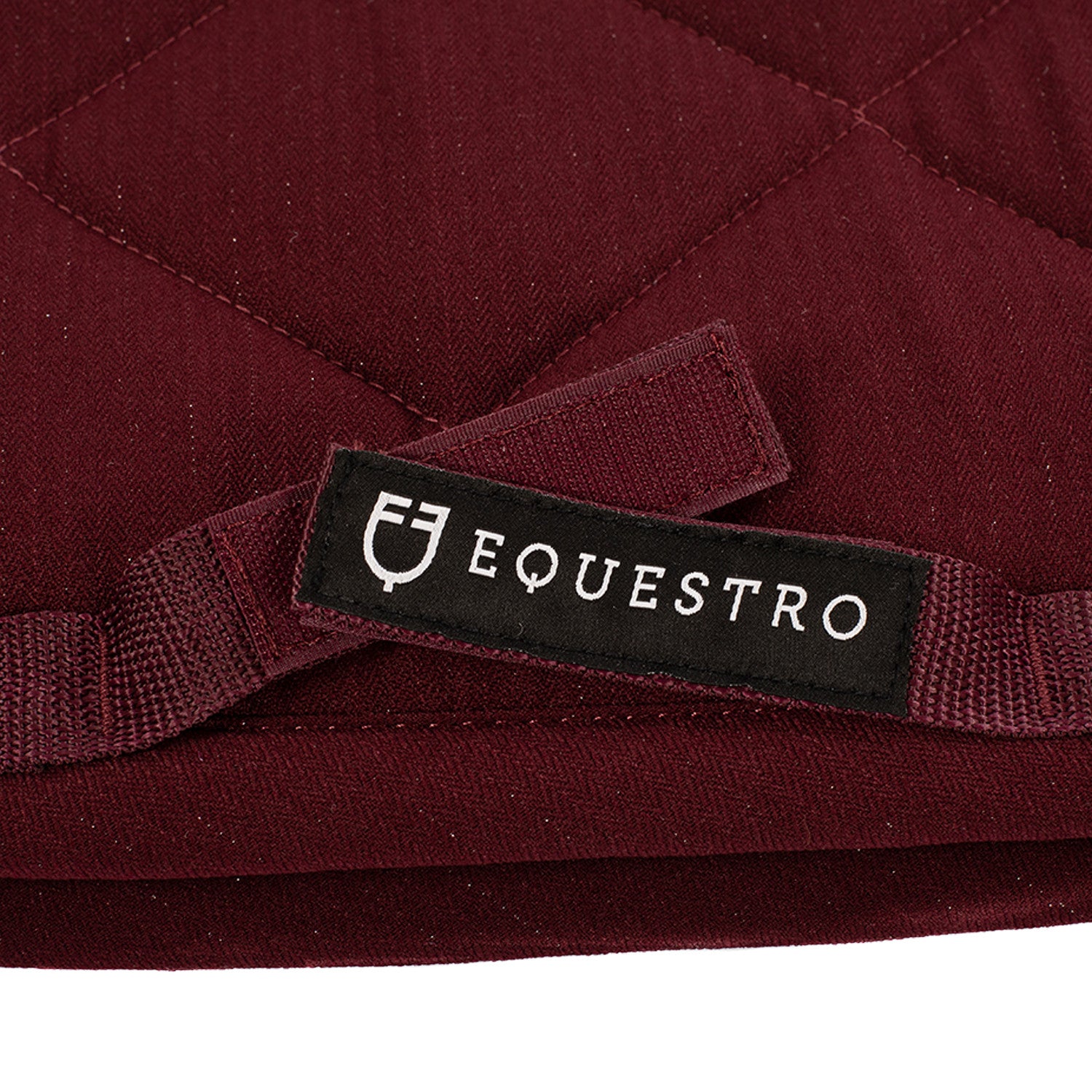 Jumping saddle pad in cotton with trimmings with logo