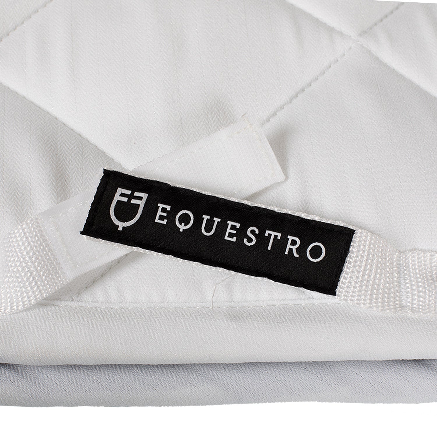 Jumping saddle pad in cotton with trimmings with logo