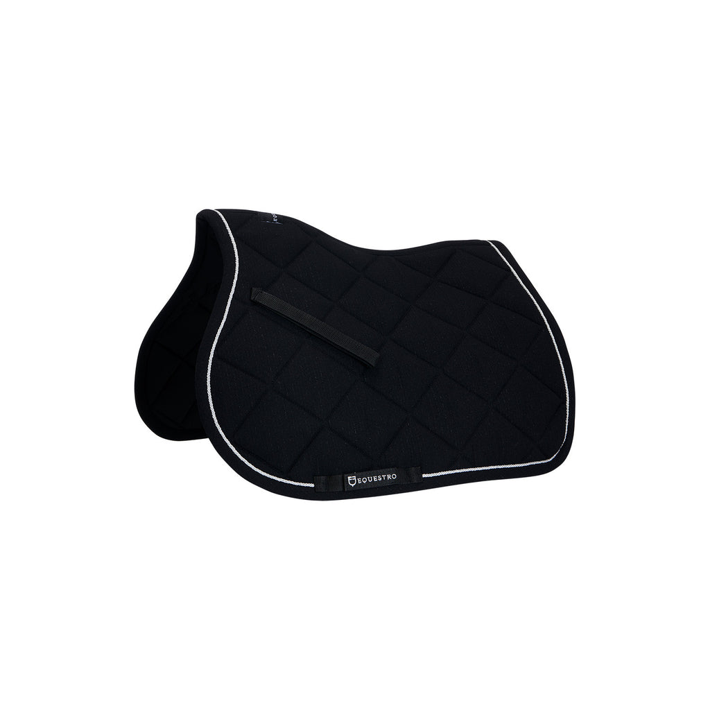Pony jumping saddle pad in cotton with trimmings