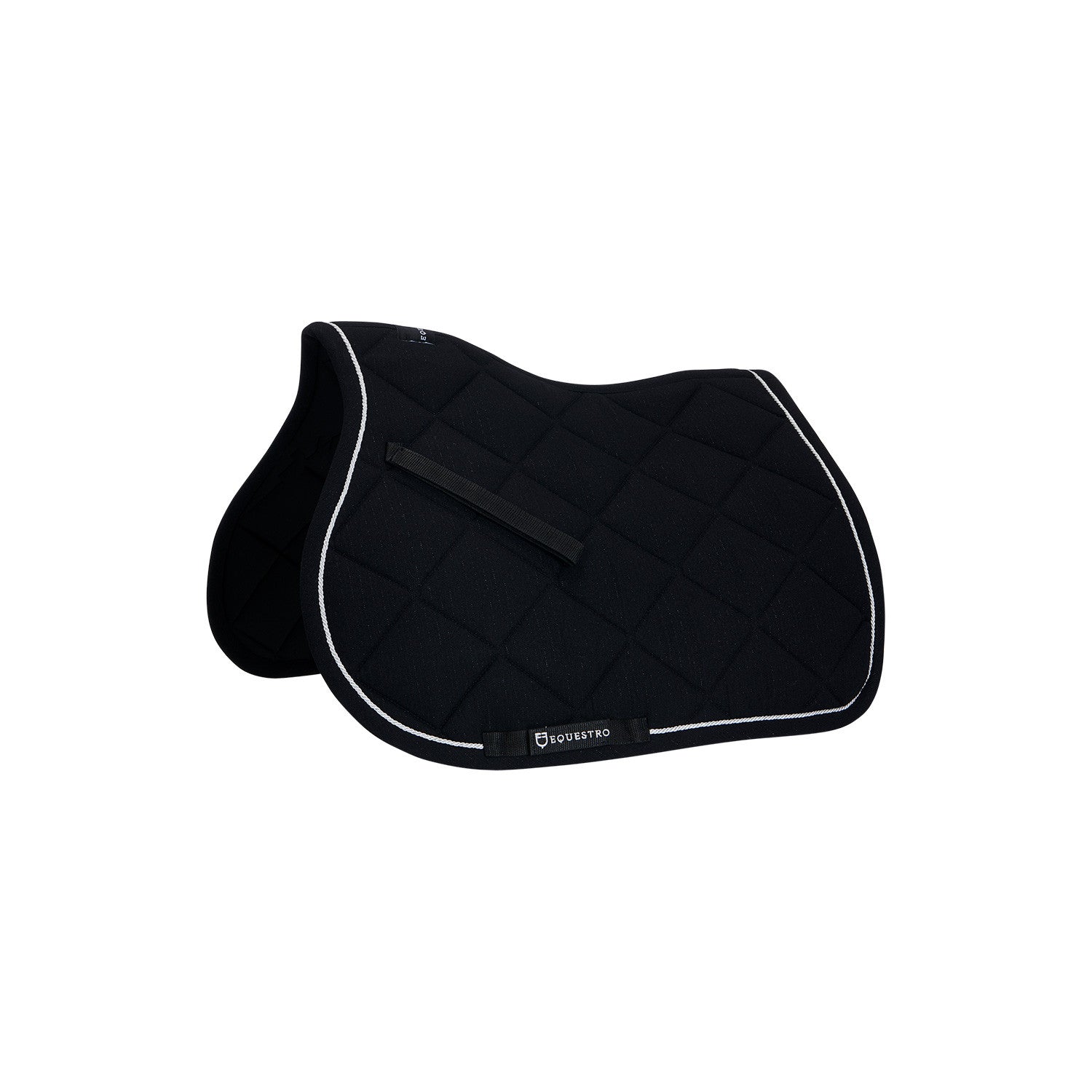 Pony jumping saddle pad in cotton with trimmings