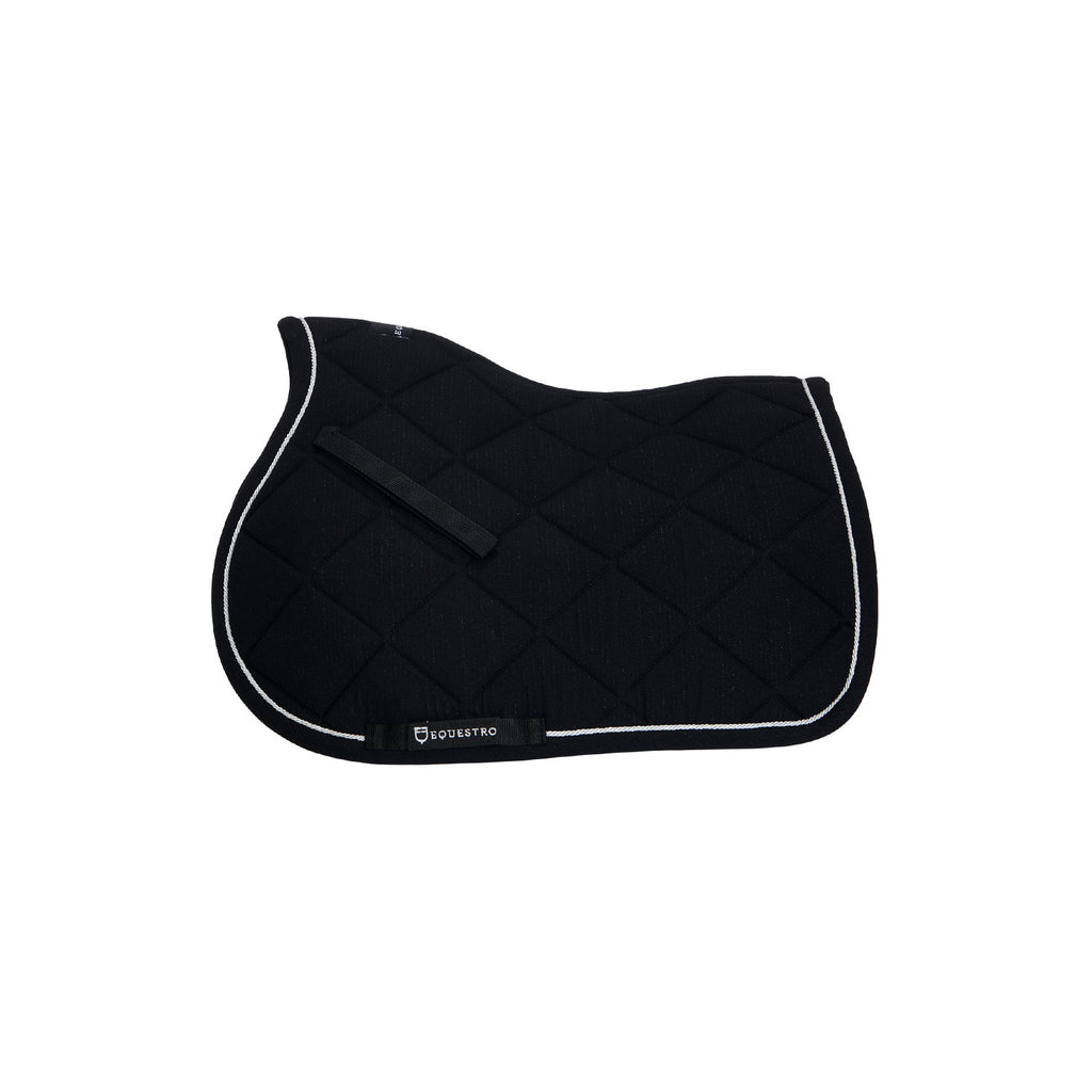 Pony jumping saddle pad in cotton with trimmings