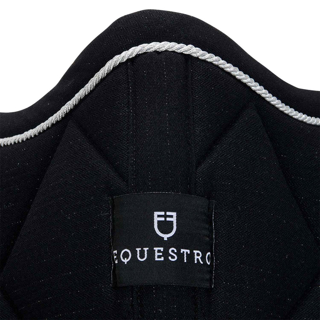 Pony jumping saddle pad in cotton with trimmings