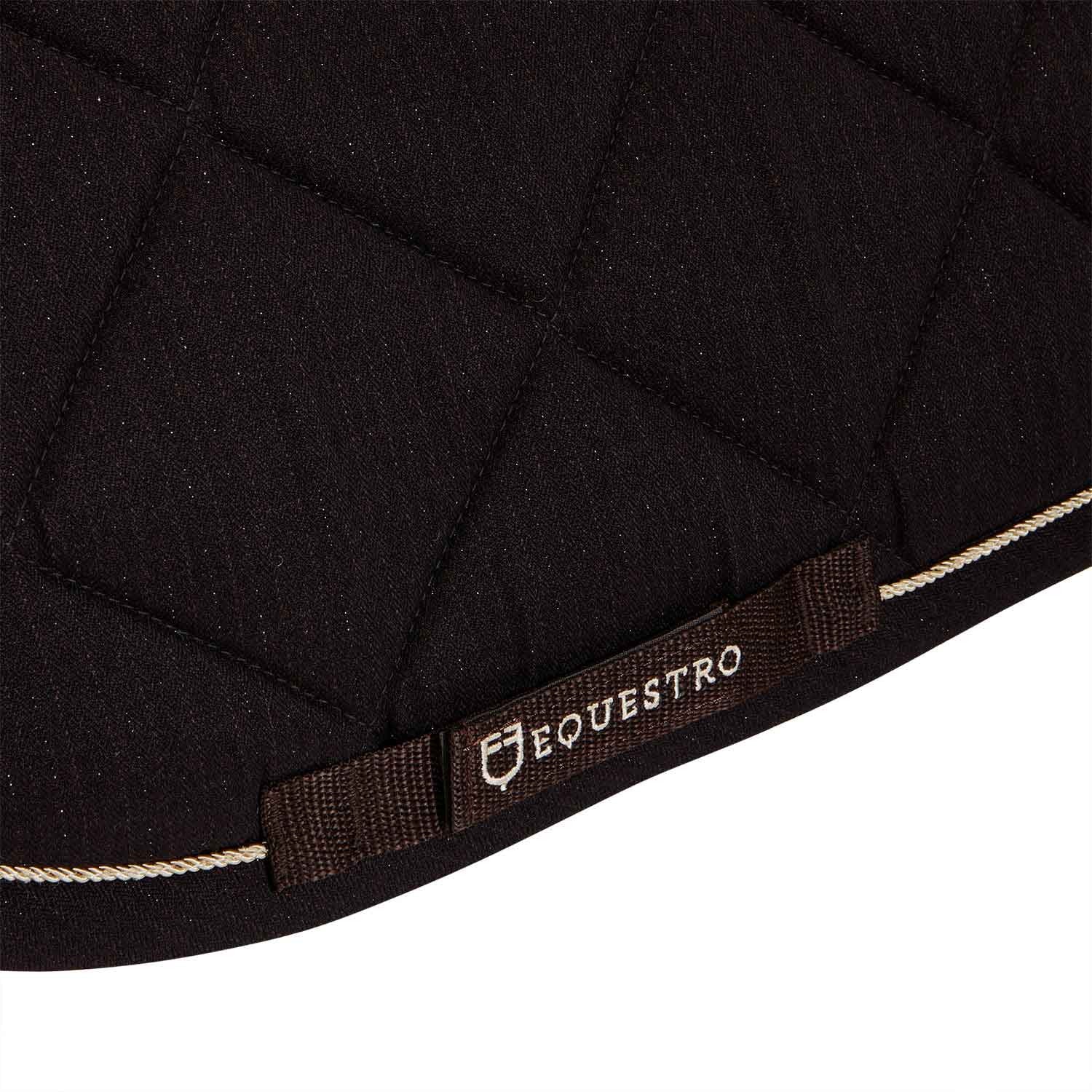 Pony jumping saddle pad in cotton with trimmings