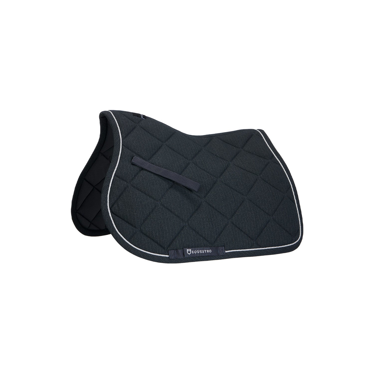 Equestro Pony jumping saddle pad in cotton with trimmings
