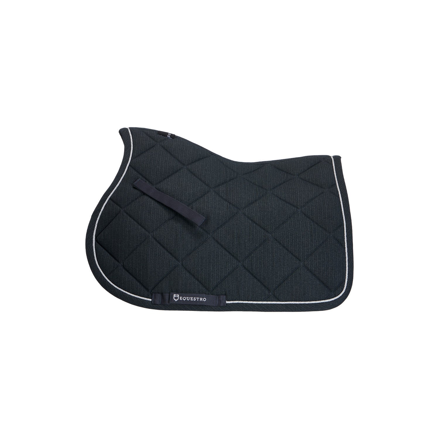 Pony jumping saddle pad in cotton with trimmings
