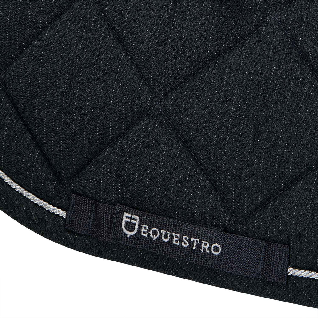 Pony jumping saddle pad in cotton with trimmings