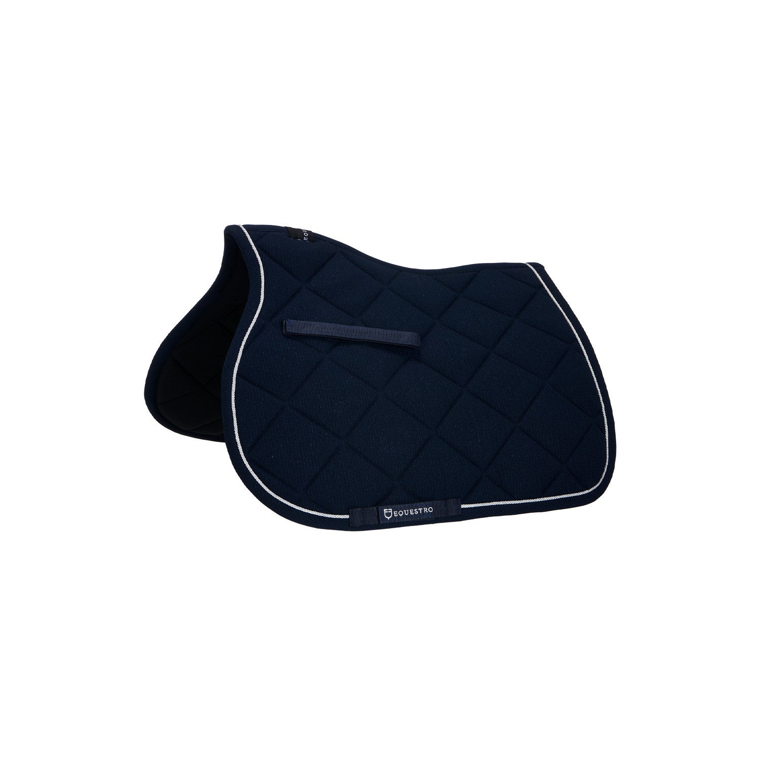 Equestro Pony jumping saddle pad in cotton with trimmings