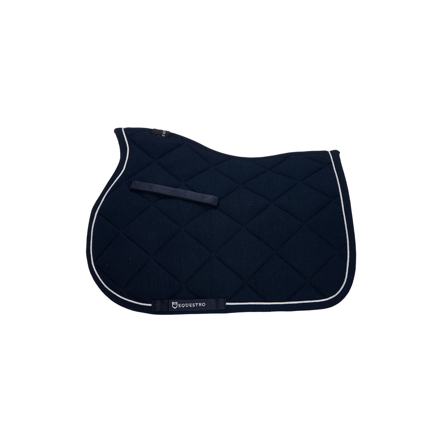 Pony jumping saddle pad in cotton with trimmings