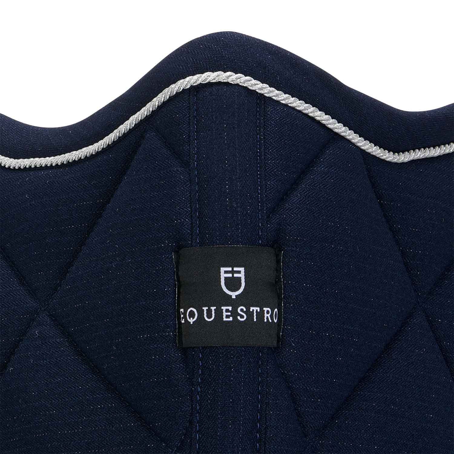 Pony jumping saddle pad in cotton with trimmings