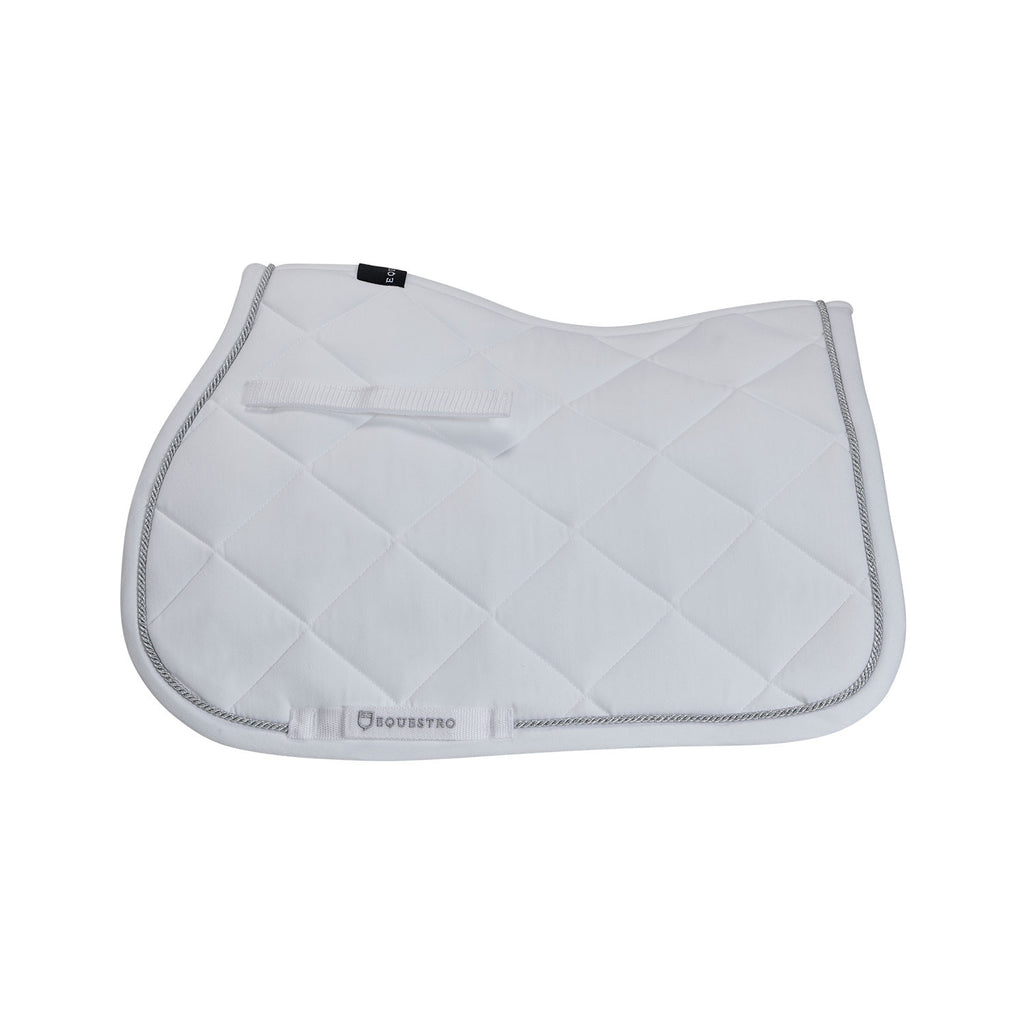 Pony jumping saddle pad in cotton with trimmings