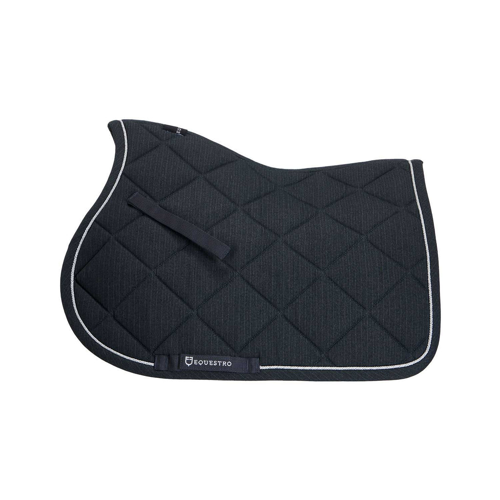 Jumping saddle pad in cotton with trimmings